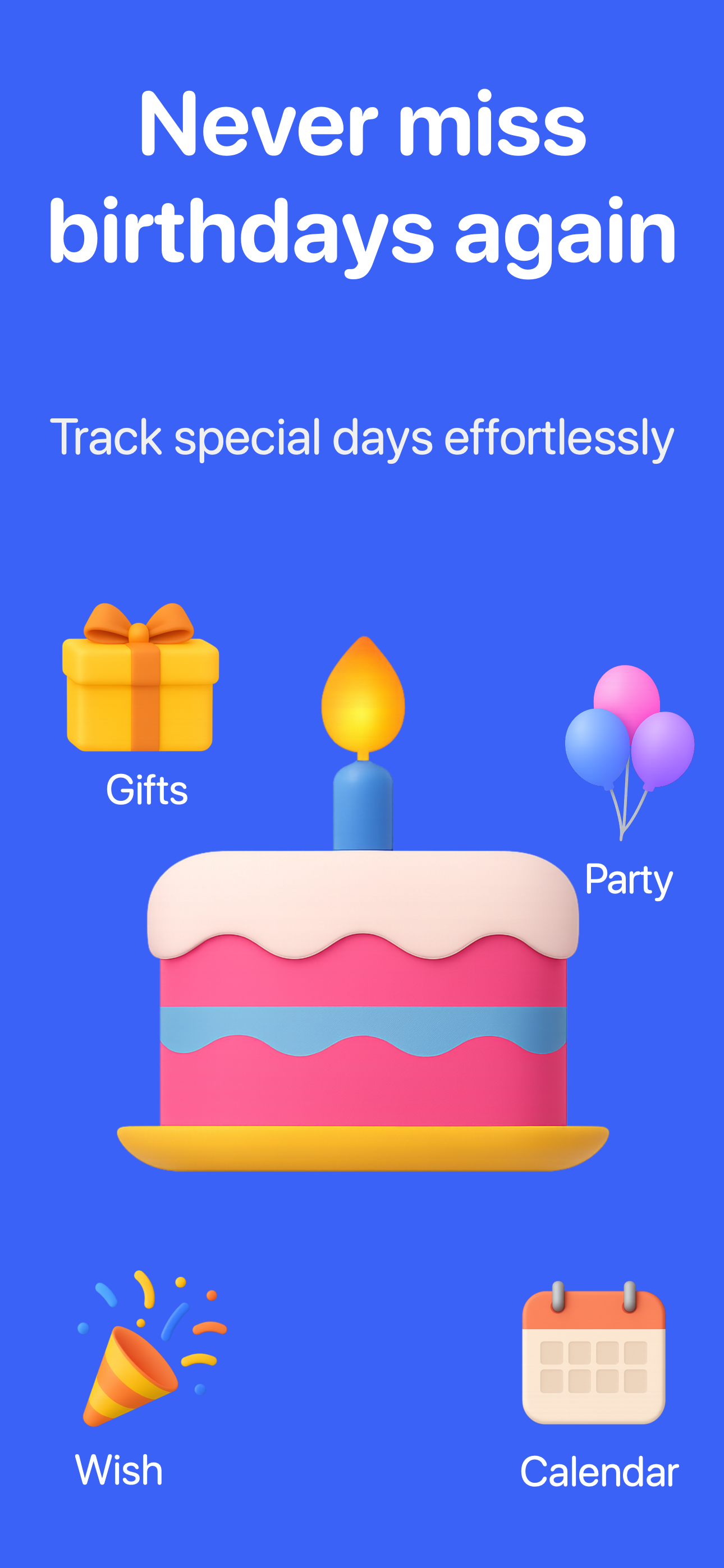 Birthday list view
